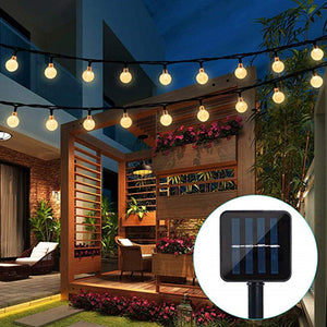 Crystal Ball Solar Lamps String -  Waterproof Garden Decoration