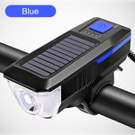 Load image into Gallery viewer, Solar Charging Bicycle LED Light with 3 Modes - Waterproof
