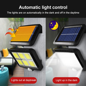 Solar powered LED Light + Motion Detector
