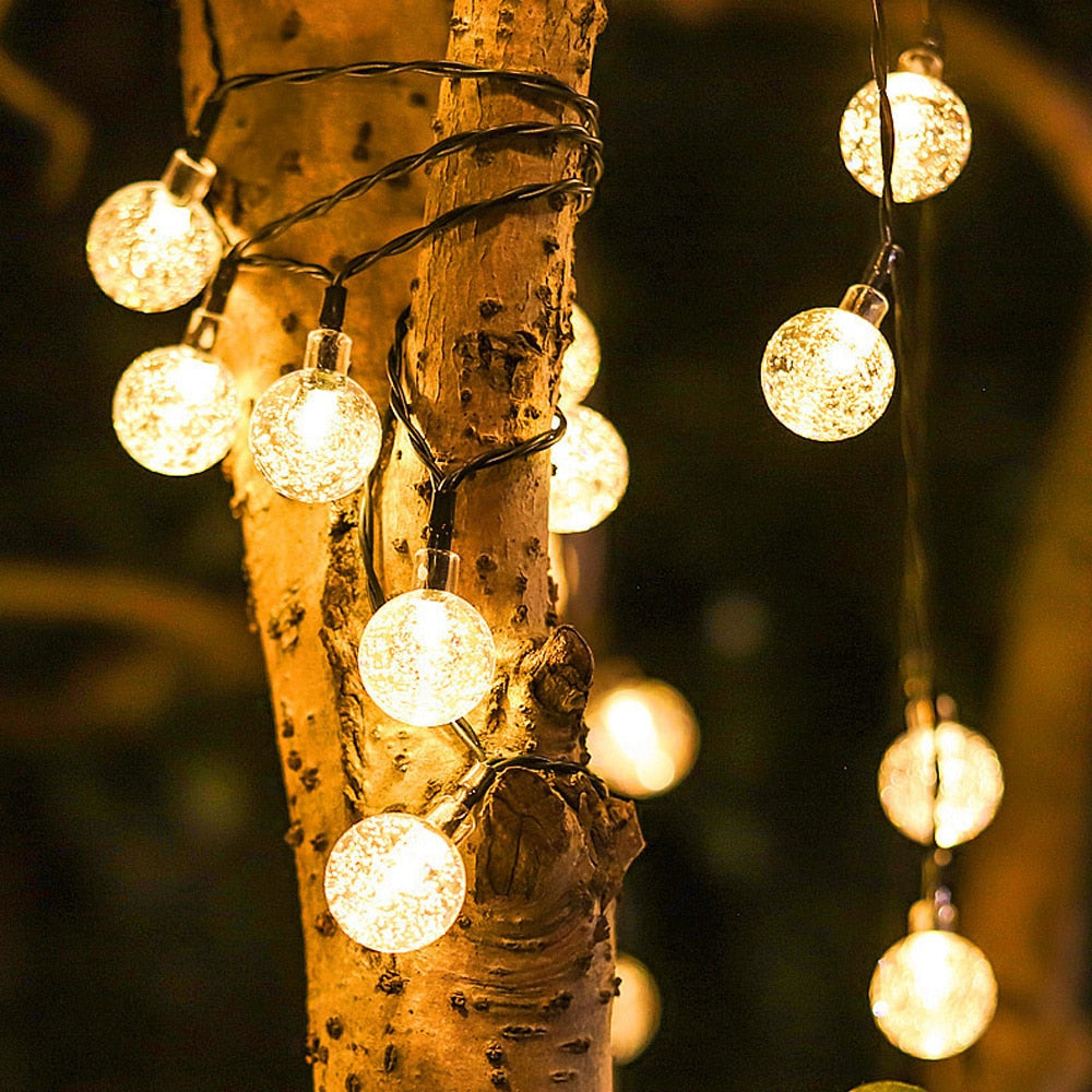 Solar Powered Fairy Lights Bulb String