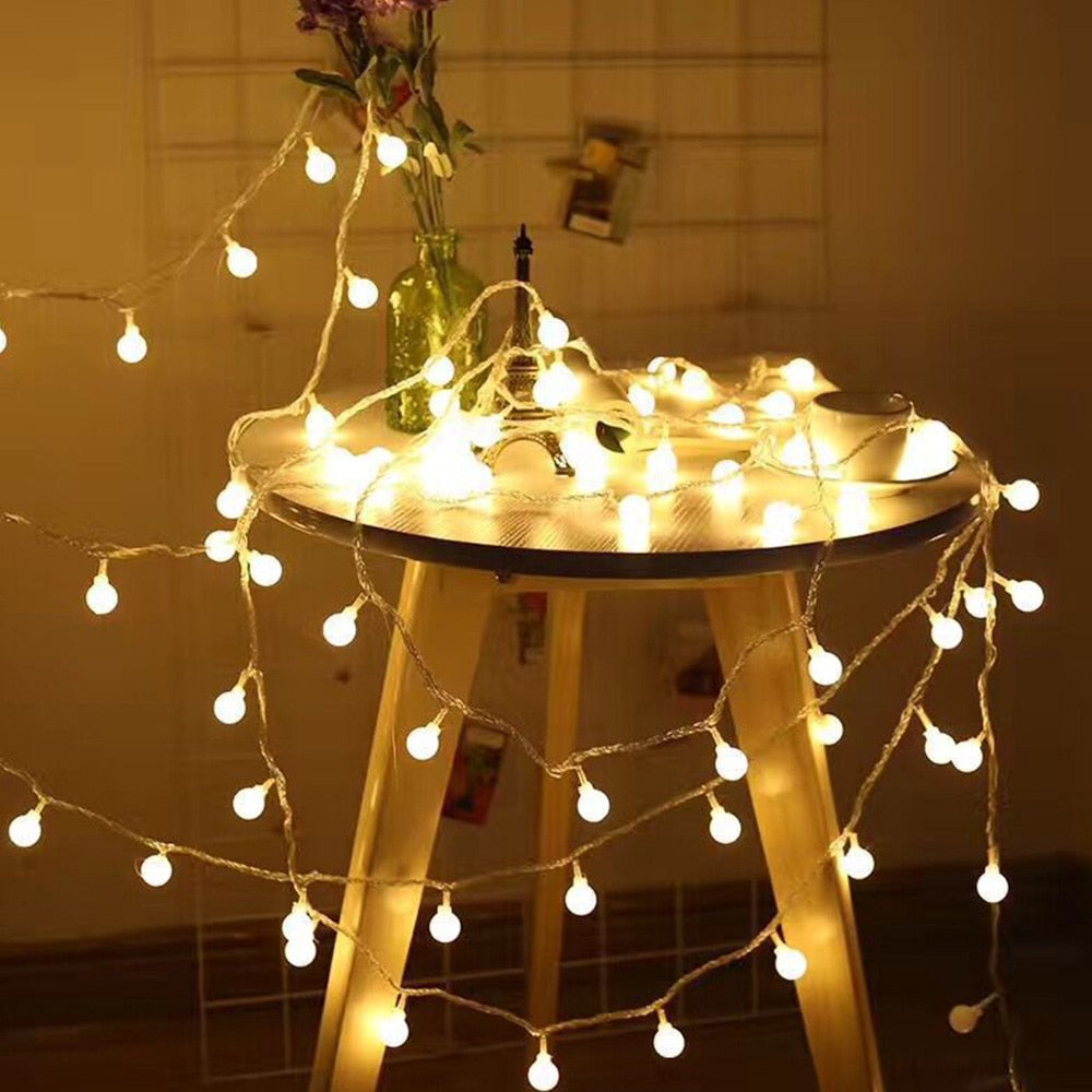 Solar Powered Fairy Lights Bulb String