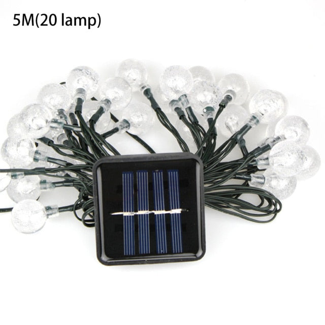 Solar Powered Fairy Lights Bulb String