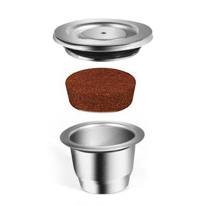 Reusable Nespresso Coffee Capsules - Stainless Steel