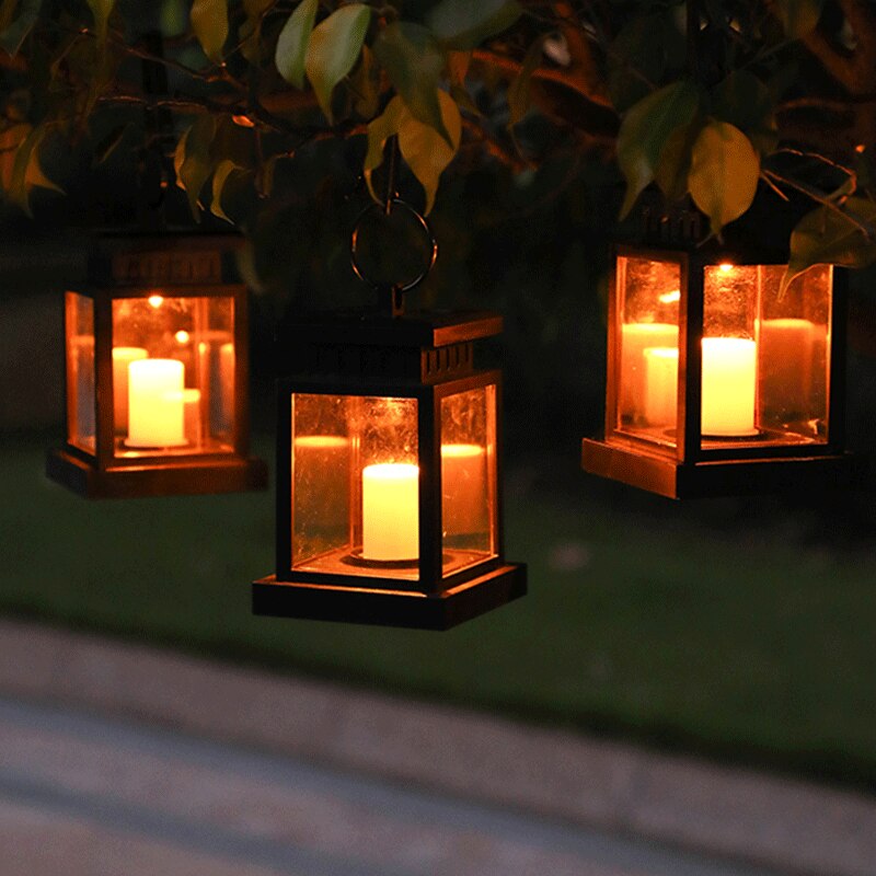 LED Solar Hanging Candle Light