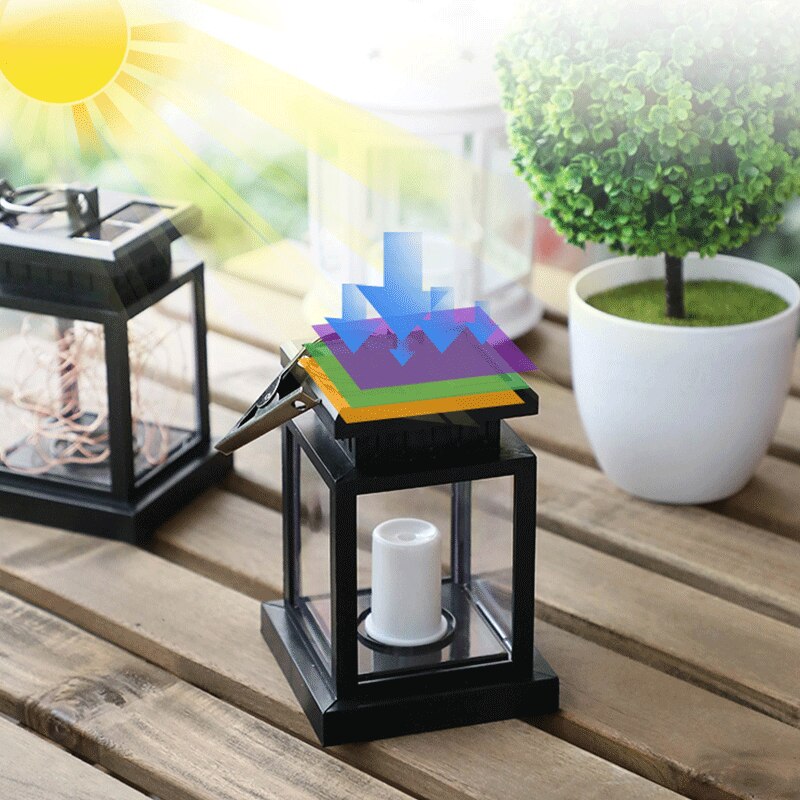 LED Solar Hanging Candle Light