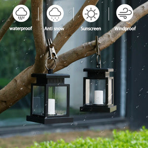 LED Solar Hanging Candle Light